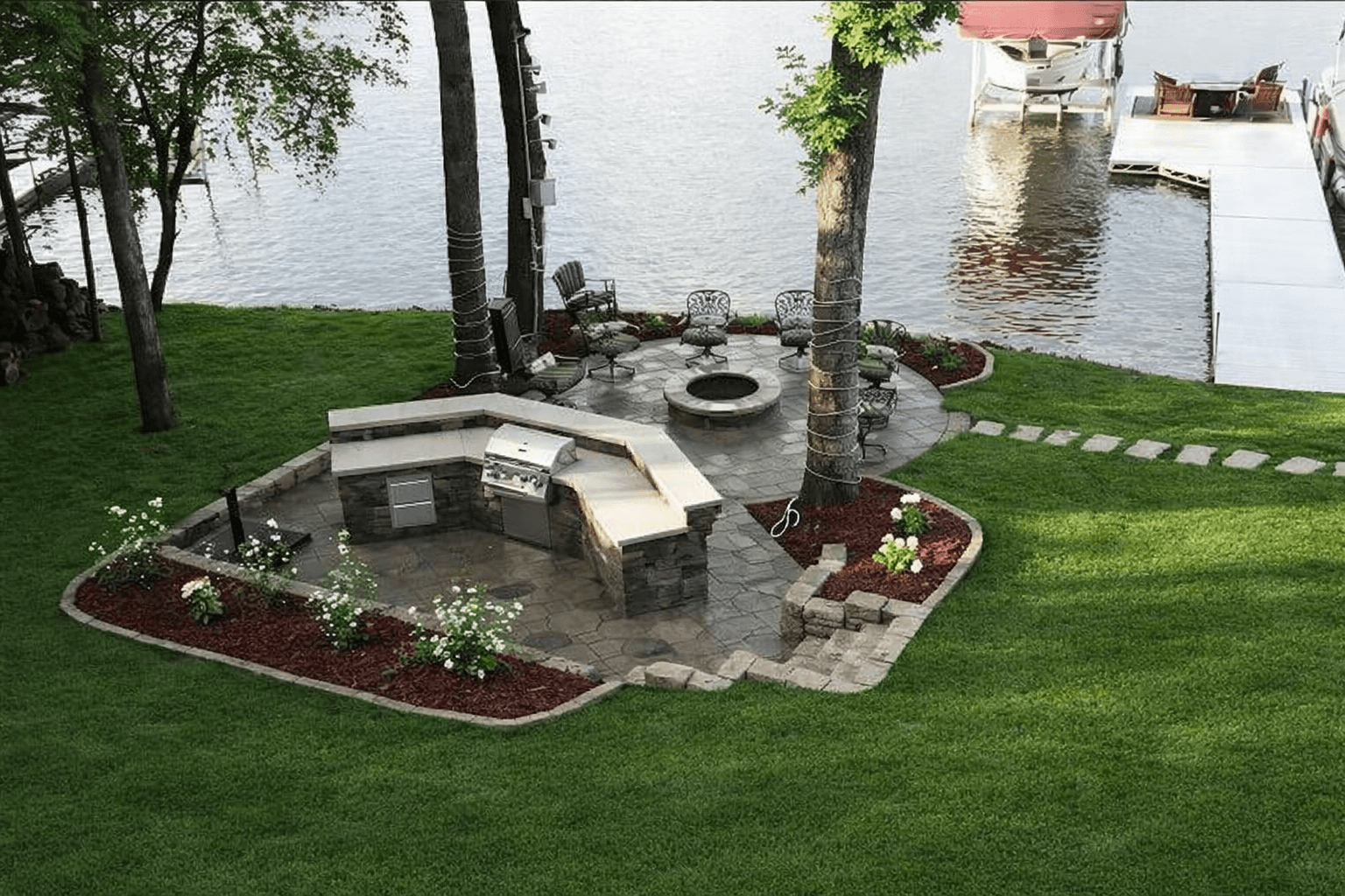 Outdoor Kitchen on Lake Delton, WI